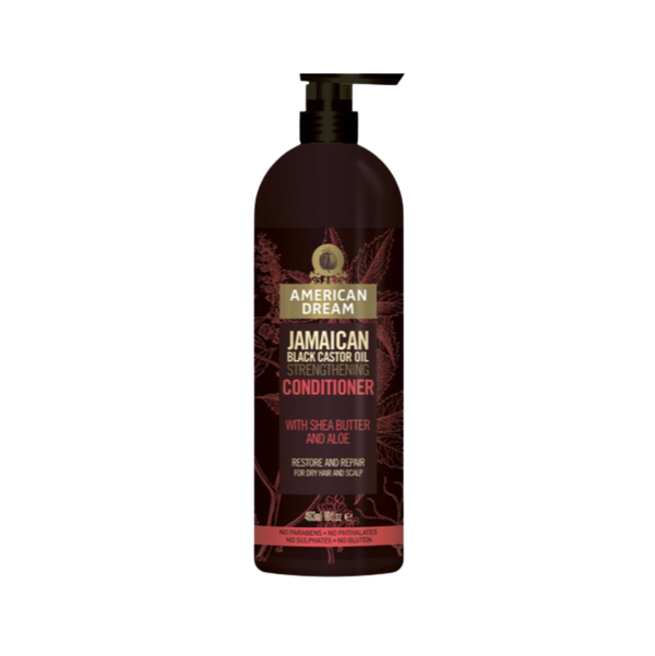 American Dream Jamaican Black Castor Oil Strengthening Conditioner With Shea Butter & Aloe - 463ml
