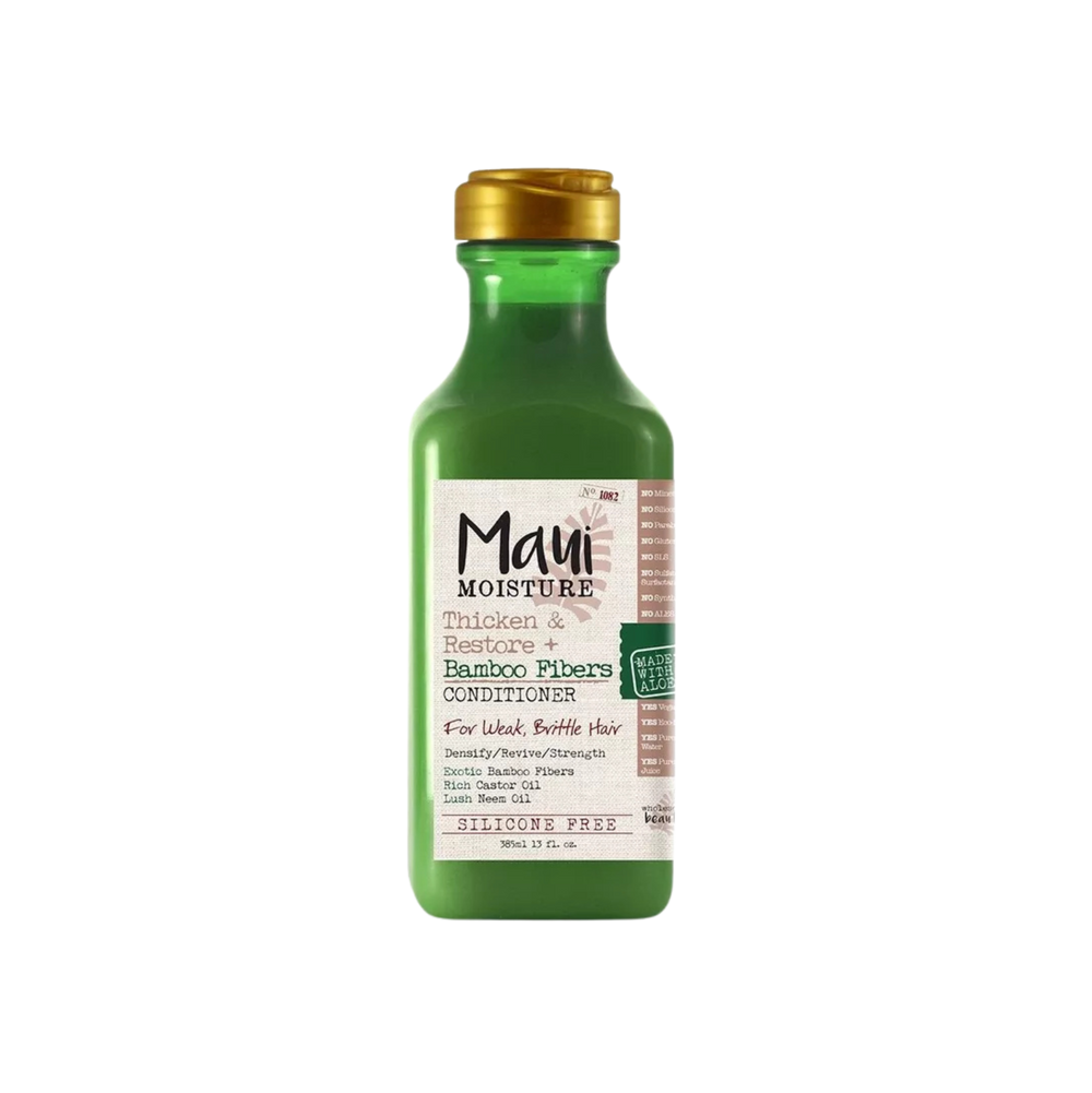 Maui Bamboo Thicken & Restore + Bamboo Fibers Conditioner - 385ml