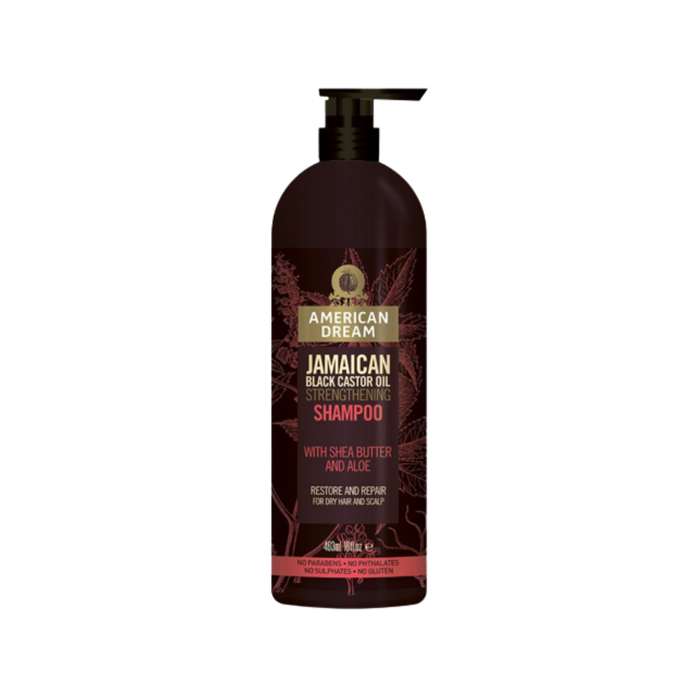 American Dream Jamaican Black Castor Oil Strengthening Shampoo With Shea Butter & Aloe - 463ml