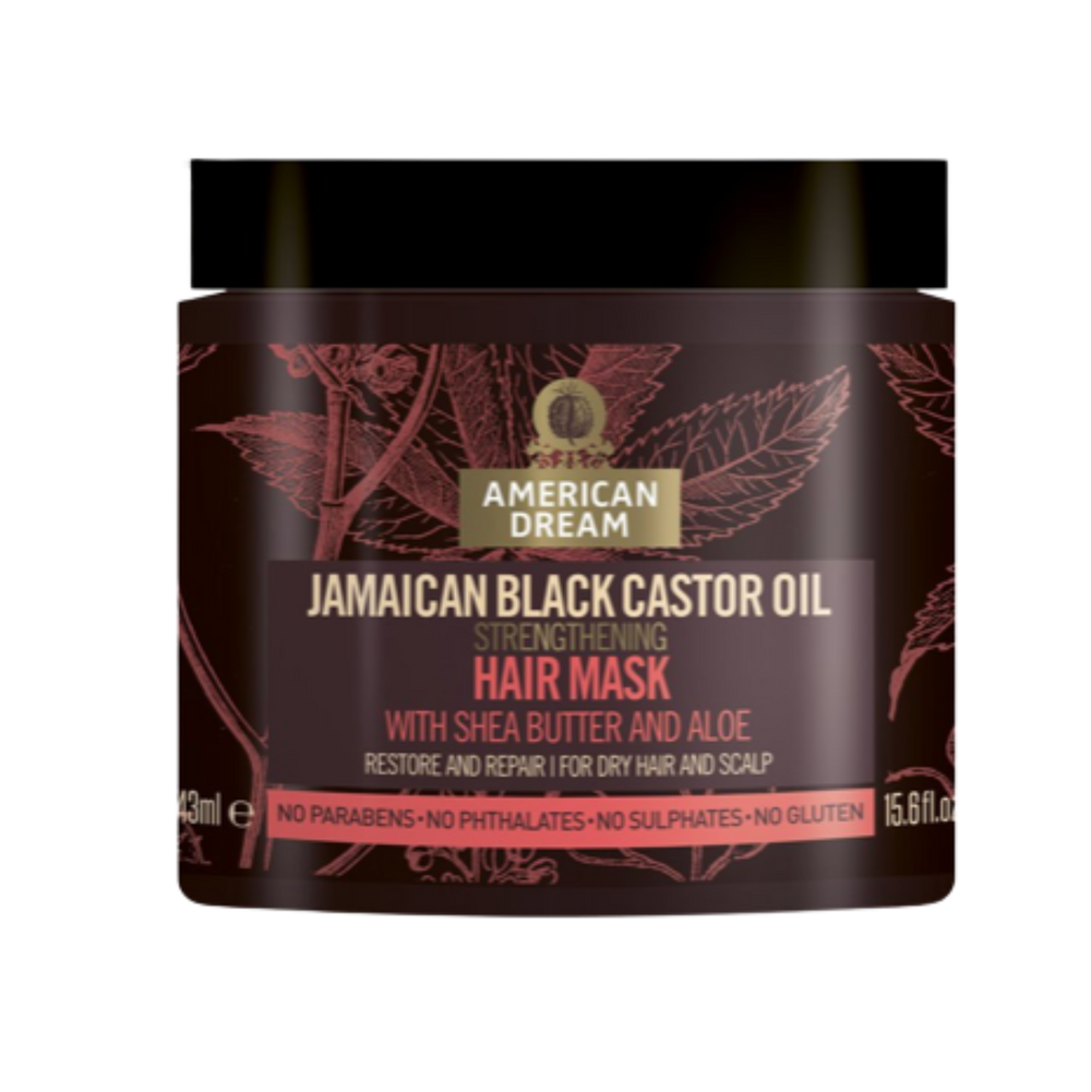 American Dream Jamaican Black Castor Oil Strengthening Hair Mask With Shea Butter & Aloe - 443ml