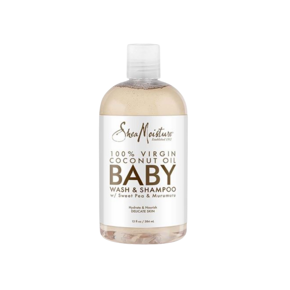 Shea Moisture Baby 100% Virgin Coconut Oil Wash & Shampoo - 384ml