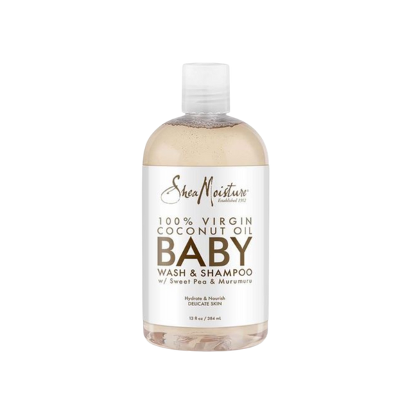Shea Moisture Baby 100% Virgin Coconut Oil Wash & Shampoo - 384ml