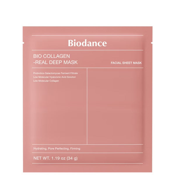 Biodance Bio Collagen Real Deep Mask - 4 Pack x 34g