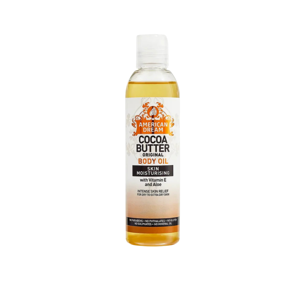 American Dream Cocoa Butter Original Body Oil With Vitamin E & Aloe - 200ml