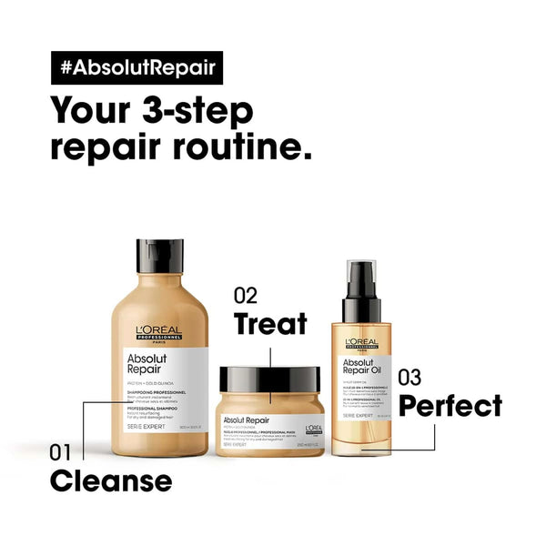 L'Oréal Professionnel Absolut Repair 10-In-1 Leave In Professional Oil - 90ml