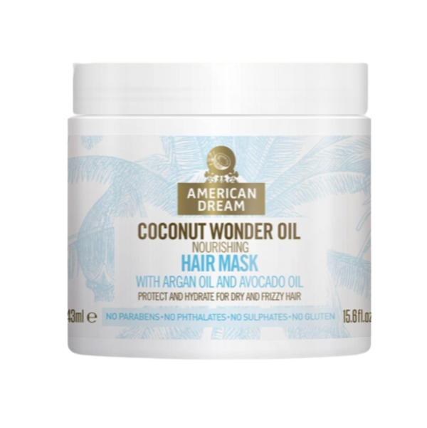 American Dream Coconut Wonder Oil Nourishing Hair Mask With Argan & Avocado Oil - 443ml