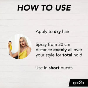 Schwarzkopf Got2b Glued Blasting Freeze Spray - 300ml