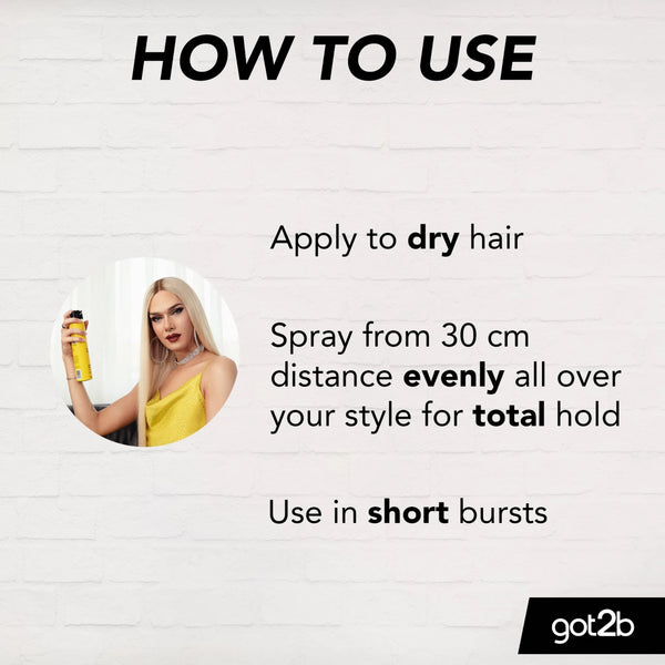 Schwarzkopf Got2b Glued Blasting Freeze Spray - 300ml