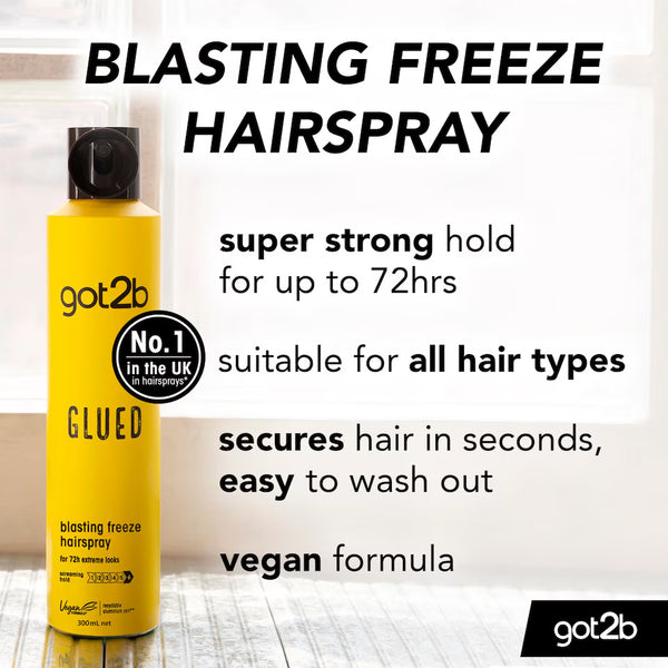Schwarzkopf Got2b Glued Blasting Freeze Spray - 300ml