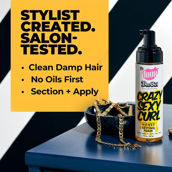 The Doux Crazy Sexy Curl Honey Setting Foam - 207ml
