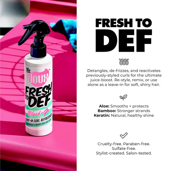 The Doux FRESH TO DEF Leave-In Curl Refresher - 236ml