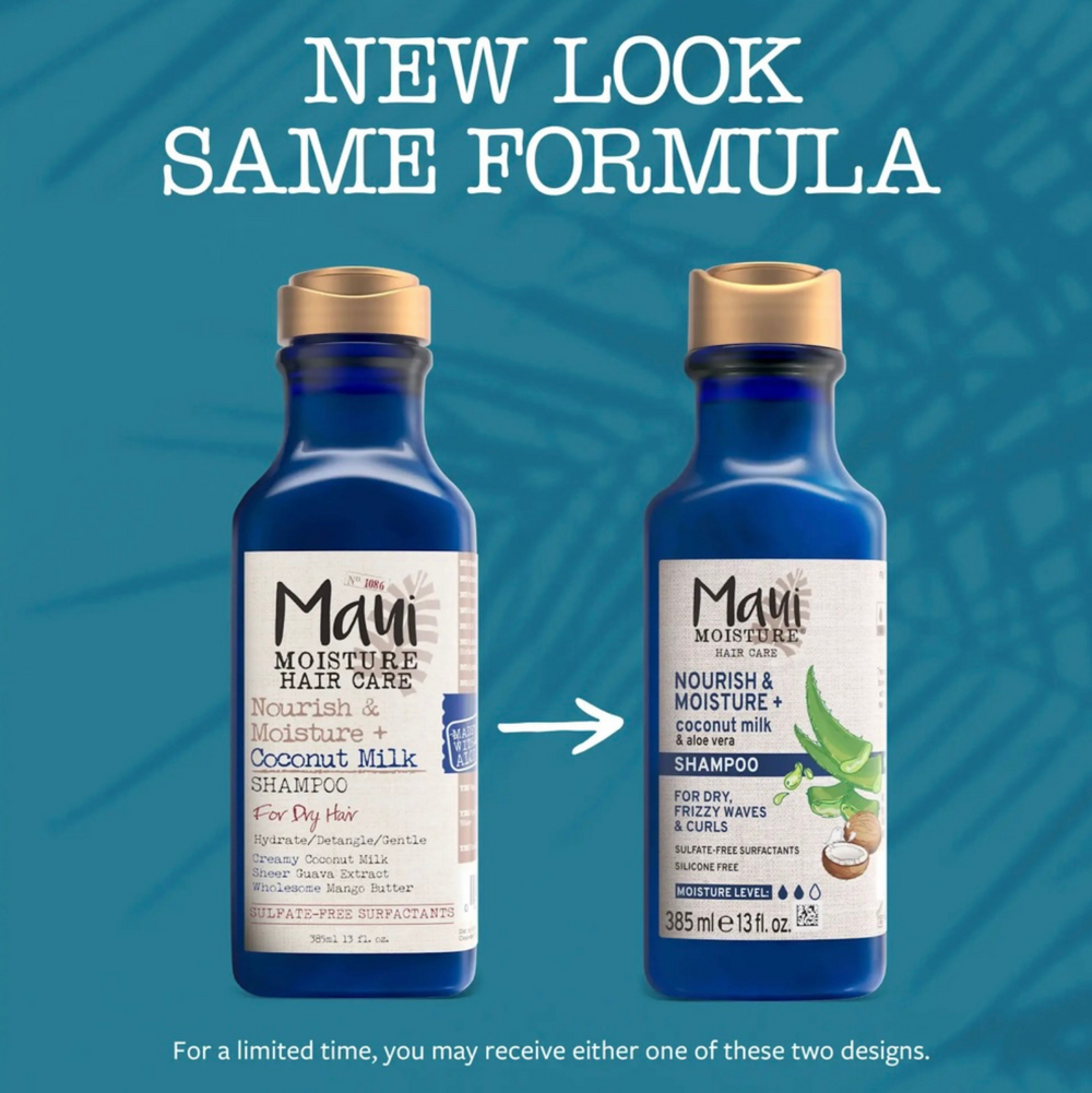 Maui Moisture Nourish & Moisture + Coconut Milk Shampoo - 385ml