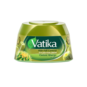 Dabur Vatika Hair Fall Control Styling Hair Cream With Cactus, Ghergir & Olive - 140ml