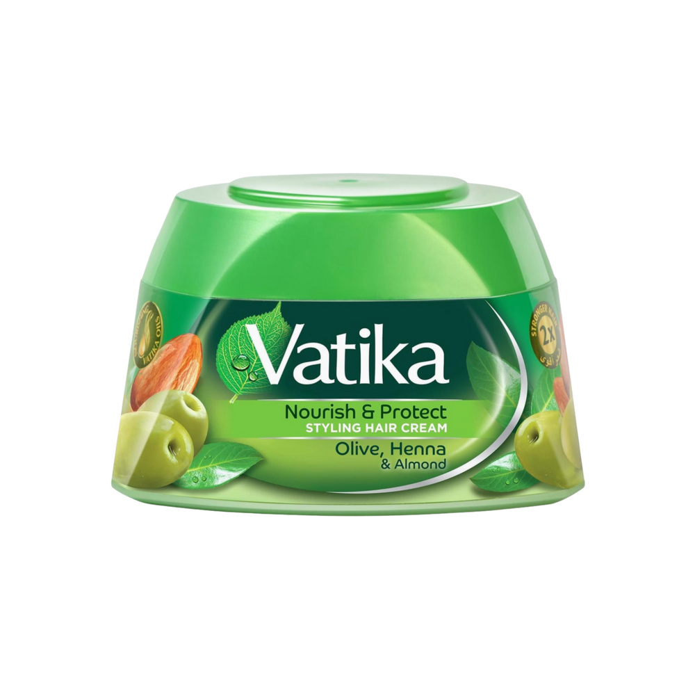 Dabur Vatika Nourish & Protect Styling Hair Cream With Olive, Henna & Almond - 140ml