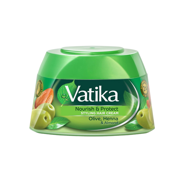Dabur Vatika Nourish & Protect Styling Hair Cream With Olive, Henna & Almond - 140ml