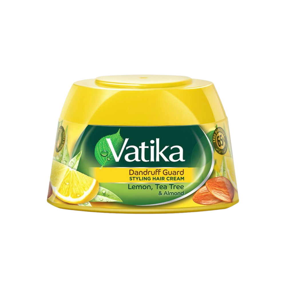Dabur Vatika Dandruff Guard Styling Hair Cream With Lemon, Tea Tree & Almond - 140ml