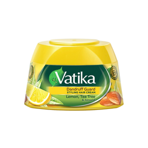 Dabur Vatika Dandruff Guard Styling Hair Cream With Lemon, Tea Tree & Almond - 140ml
