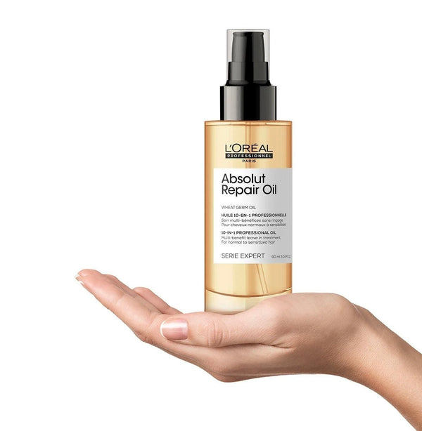 L'Oréal Professionnel Absolut Repair 10-In-1 Leave In Professional Oil - 90ml