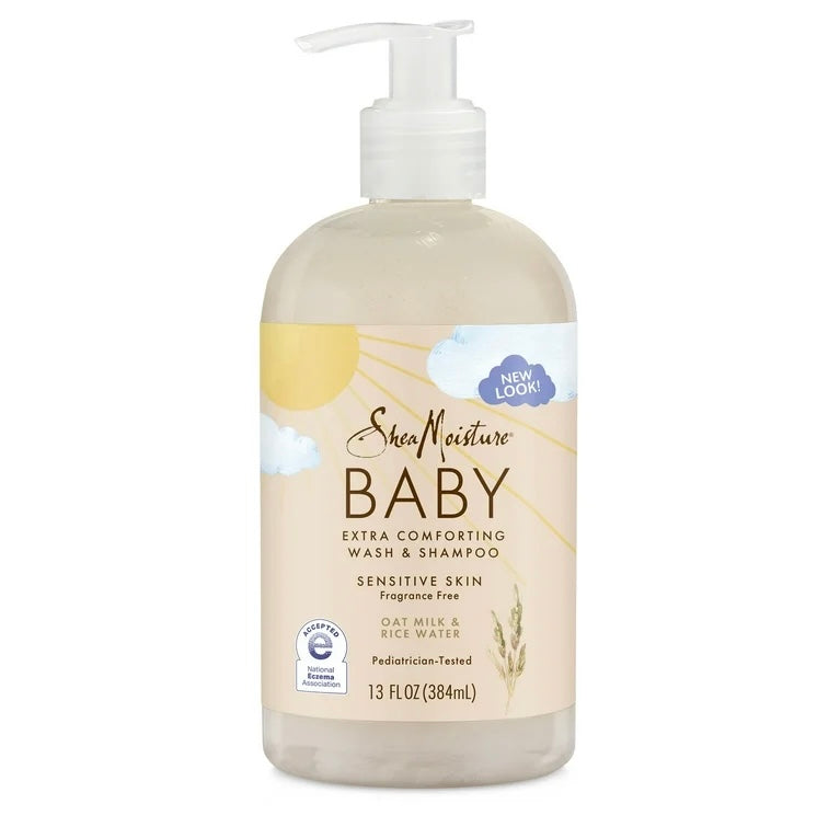 Shea Moisture Baby Oat Milk & Rice Water Extra Comforting Wash & Shampoo - 384ml