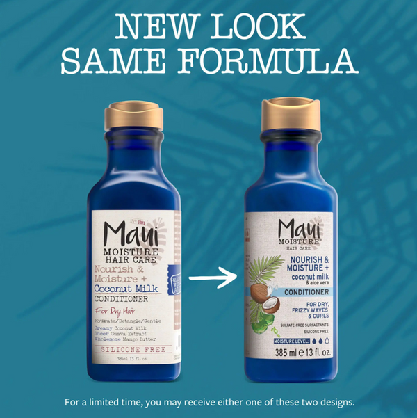 Maui Moisture Nourish & Moisture+ Coconut Milk Conditioner - 385ml