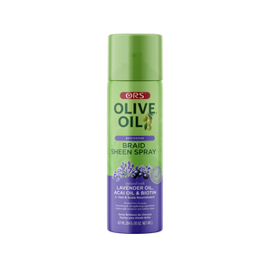 ORS Olive Oil Braid Sheen Spray  Infused With Lavender Oil, Acai Oil & Biotin - 421ml