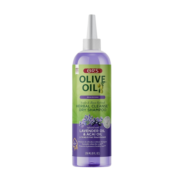 ORS Olive Oil Herbal Cleanse Dry Shampoo With Lavender & Acai Oil - 236ml