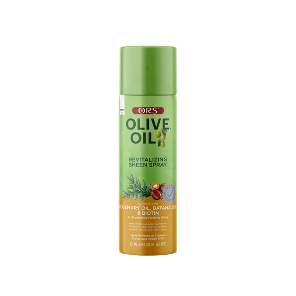 ORS Olive Oil Revitalizing Sheen Spray Infused With Rosemary Oil, Batana Oil & Biotin - 421ml