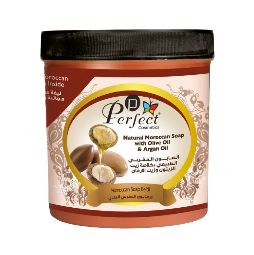 Perfect Natural Moroccan Soap With Olive Oil & Argan Oil - 35oz