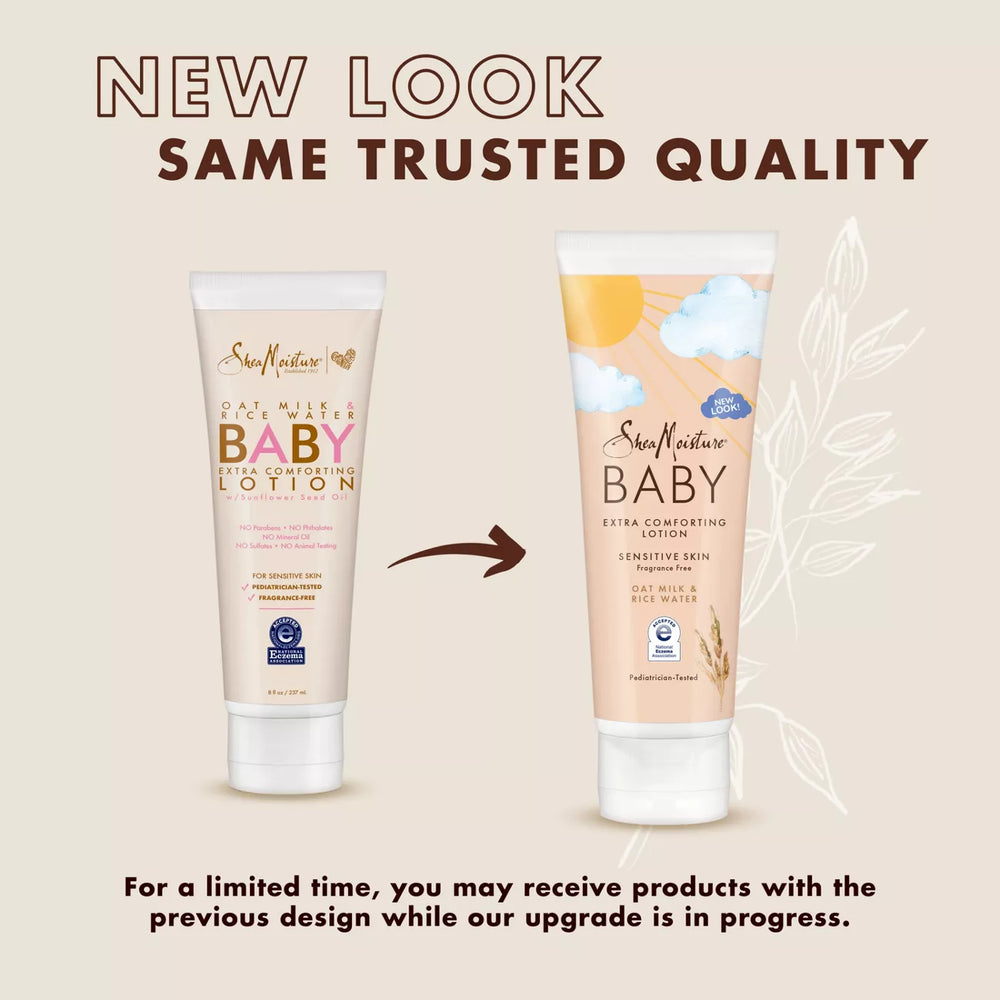 Shea Moisture Baby Oat Milk & Rice Water Extra Comforting Lotion For Sensitive Skin - 237ml