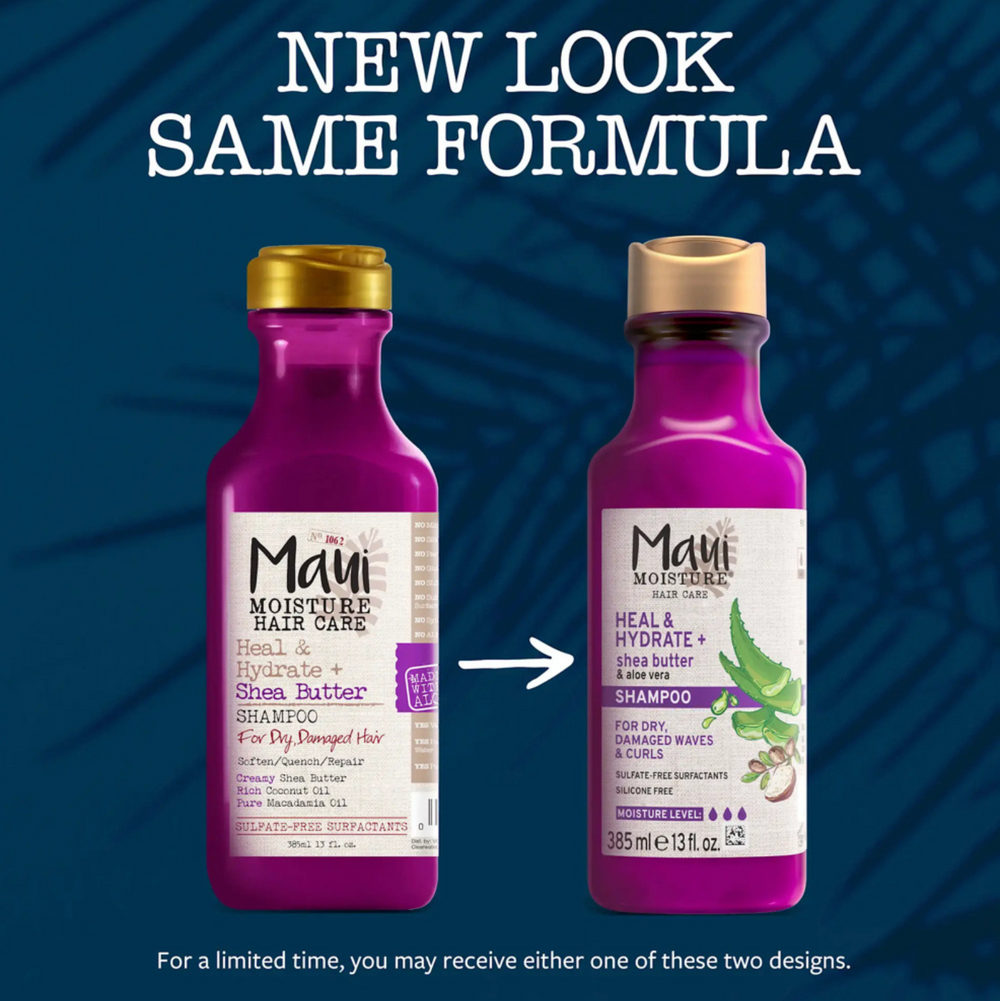 Maui Moisture Heal & Hydrate + Shea Butter Shampoo - 385ml