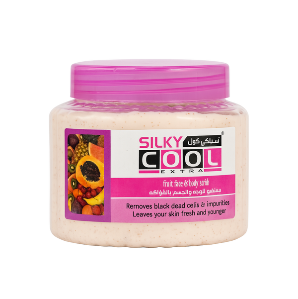 Silky Cool Fruit Face & Body Scrub - 500ml